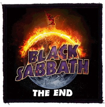 BLACK SABBATH: The End (9,5 cm x 9,5 cm) (felvarró)