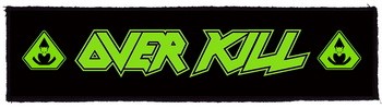 OVERKILL: Logo Superstrip (22 cm x 5 cm) (felvarró)