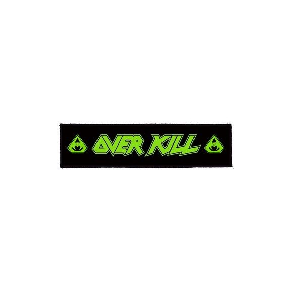 OVERKILL: Logo Superstrip (22 cm x 5 cm) (felvarró) OVERKILL: Logo Superstrip (22 cm x 5 cm) (felvarró)