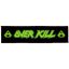 OVERKILL: Logo Superstrip (22 cm x 5 cm) (felvarró)