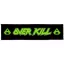 OVERKILL: Logo Superstrip (22 cm x 5 cm) (felvarró)