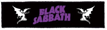 BLACK SABBATH: Logo Superstrip (22 cm x 5 cm) (felvarró)