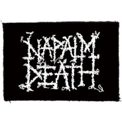 NAPALM DEATH: Logo (9,5 cm x 6,5 cm) (felvarró)