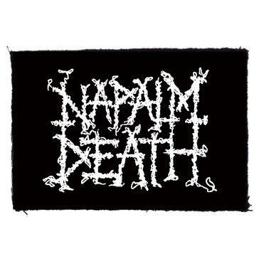 NAPALM DEATH: Logo (9,5 cm x 6,5 cm) (felvarró)