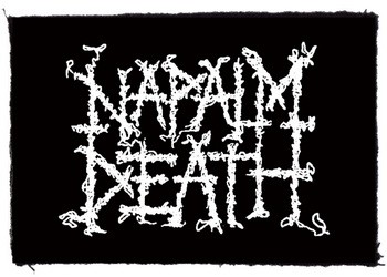 NAPALM DEATH: Logo (9,5 cm x 6,5 cm) (felvarró)