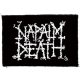 NAPALM DEATH: Logo (9,5 cm x 6,5 cm) (felvarró)