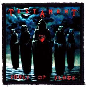 TESTAMENT: Souls Of Black (9,5 cm x 9,5 cm) (felvarró)
