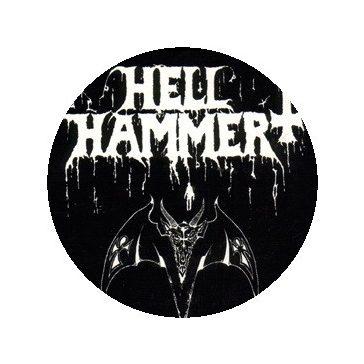 HELLHAMMER: Satanic Rites (jelvény, 2,5 cm)