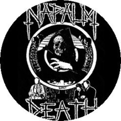 NAPALM DEATH: Life (jelvény, 2,5 cm)