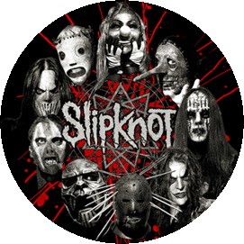 SLIPKNOT: Circle Masks (jelvény, 2,5 cm)