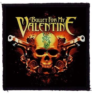 BULLET FOR MY VALENTINE: Pistols (9,5 cm x 9,5 cm) (felvarró)