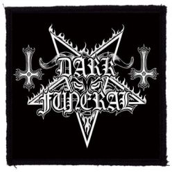 DARK FUNERAL: Logo (9,5 cm x 9,5 cm) (felvarró)