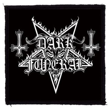 DARK FUNERAL: Logo (9,5 cm x 9,5 cm) (felvarró)