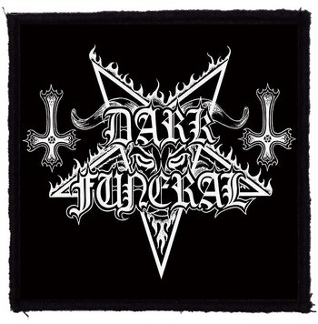 DARK FUNERAL: Logo (9,5 cm x 9,5 cm) (felvarró)