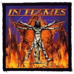 IN FLAMES: Clayman (9,5 cm x 9,5 cm) (felvarró)