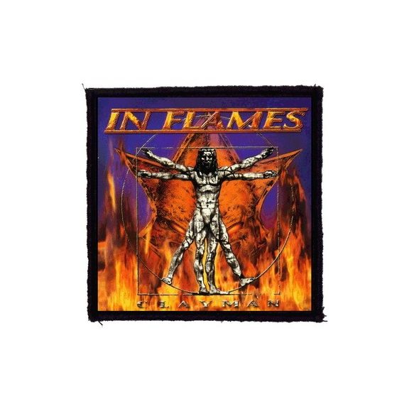 IN FLAMES: Clayman (9,5 cm x 9,5 cm) (felvarró) IN FLAMES: Clayman (9,5 cm x 9,5 cm) (felvarró)