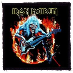 IRON MAIDEN: Fear Flames (9,5 cm x 9,5 cm) (felvarró)