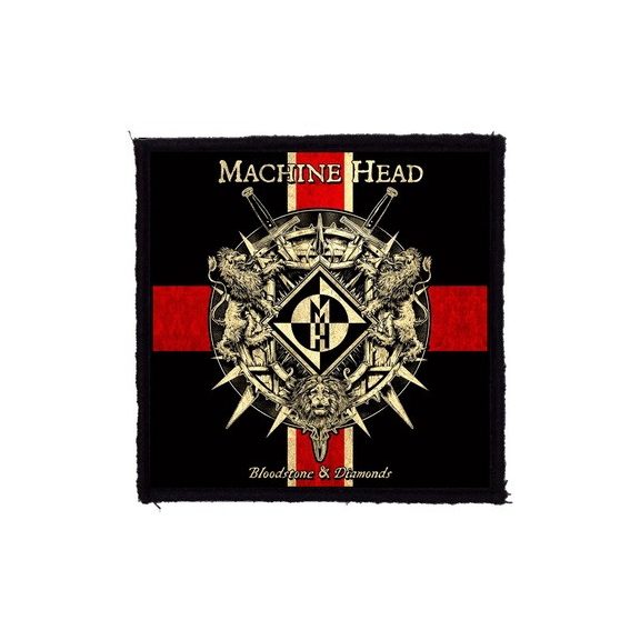MACHINE HEAD: Bloodstone (9,5 cm x 9,5 cm) (felvarró) MACHINE HEAD: Bloodstone (9,5 cm x 9,5 cm) (felvarró)