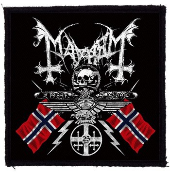 MAYHEM: Coat Of Arms (9,5 cm x 9,5 cm) (felvarró)