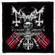 MAYHEM: Coat Of Arms (9,5 cm x 9,5 cm) (felvarró)