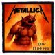 METALLICA: Jump In The Fire (9,5 cm x 9,5 cm) (felvarró)