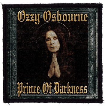 OZZY: Prince Of Darkness (9,5 cm x 9,5 cm) (felvarró)