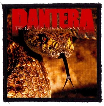 PANTERA: Great Southern Trendkill (9,5 cm x 9,5 cm) (felvarró)