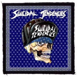 SUICIDAL TENDENCIES: Skull (9,5 cm x 9,5 cm) (felvarró)