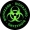 BIOHAZARD: Logo Circle (9,5 cm x 9,5 cm) (felvarró)