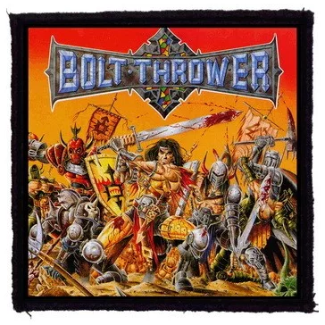 BOLT THROWER: War Master (9,5 cm x 9,5 cm) (felvarró)