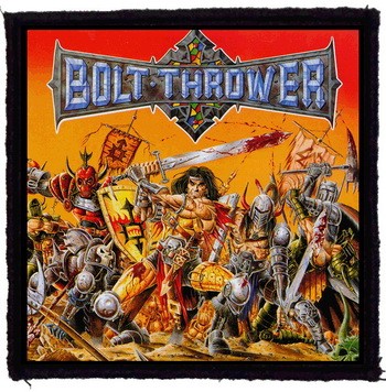 BOLT THROWER: War Master (9,5 cm x 9,5 cm) (felvarró)