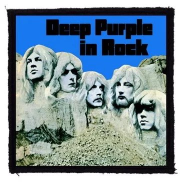 DEEP PURPLE: In Rock (9,5 cm x 9,5 cm) (felvarró)