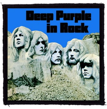 DEEP PURPLE: In Rock (9,5 cm x 9,5 cm) (felvarró)