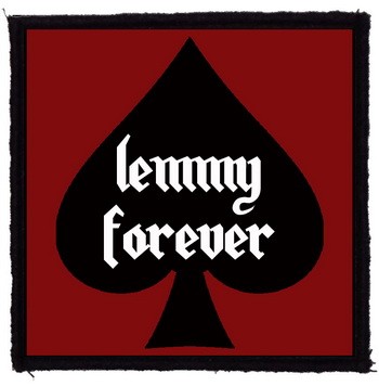 LEMMY: Forever (9,5 cm x 9,5 cm) (felvarró)