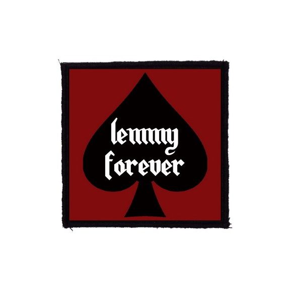 LEMMY: Forever (9,5 cm x 9,5 cm) (felvarró) LEMMY: Forever (9,5 cm x 9,5 cm) (felvarró)