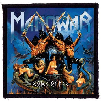 MANOWAR: Gods Of War (9,5 cm x 9,5 cm) (felvarró)