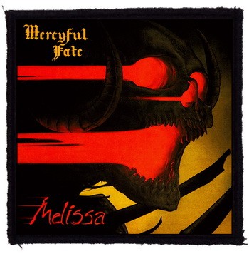 MERCYFUL FATE: Melissa (9,5 cm x 9,5 cm) (felvarró)