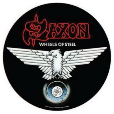 SAXON: Wheels Of Steel (hátfelvarró / backpatch)
