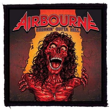   AIRBOURNE: Breakin' Outta Hell (9,5 cm x 9,5 cm) (felvarró)