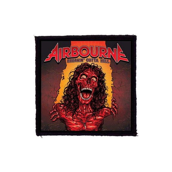AIRBOURNE: Breakin' Outta Hell (9,5 cm x 9,5 cm) (felvarró) AIRBOURNE: Breakin' Outta Hell (9,5 cm x 9,5 cm) (felvarró)