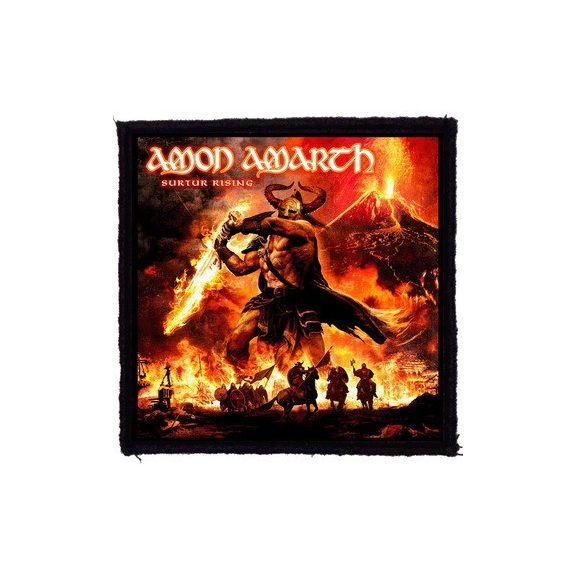 AMON AMARTH: Surtur (9,5 cm x 9,5 cm) (felvarró) AMON AMARTH: Surtur (9,5 cm x 9,5 cm) (felvarró)