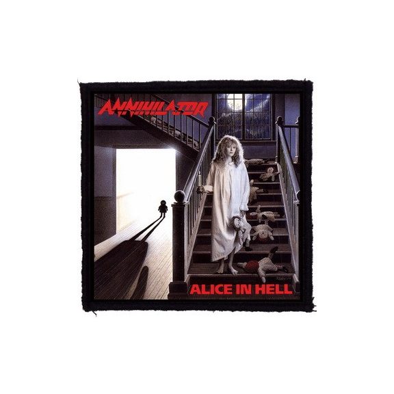 ANNIHILATOR: Alice In Hell (9,5 cm x 9,5 cm) (felvarró) ANNIHILATOR: Alice In Hell (9,5 cm x 9,5 cm) (felvarró)