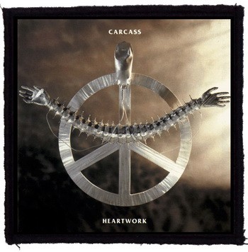 CARCASS: Heartwork (9,5 cm x 9,5 cm) (felvarró)