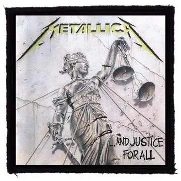 METALLICA: And Justice For All (9,5 cm x 9,5 cm) (felvarró)