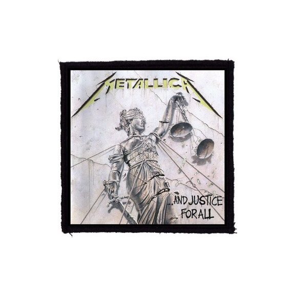 METALLICA: And Justice For All (9,5 cm x 9,5 cm) (felvarró) METALLICA: And Justice For All (9,5 cm x 9,5 cm) (felvarró)