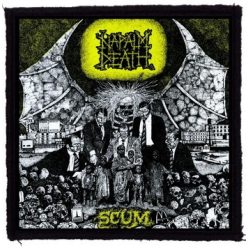 NAPALM DEATH: Scum (9,5 cm x 9,5 cm) (felvarró)
