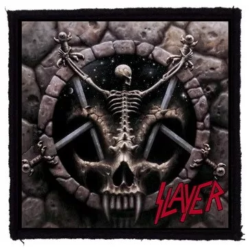 SLAYER: Divine Intervention (9,5 cm x 9,5 cm) (felvarró)