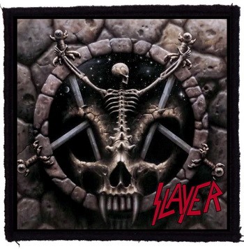 SLAYER: Divine Intervention (9,5 cm x 9,5 cm) (felvarró)