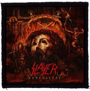 SLAYER: Repentless (9,5 cm x 9,5 cm) (felvarró)