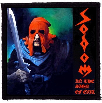 SODOM: In The Sign Of Evil (9,5 cm x 9,5 cm) (felvarró)